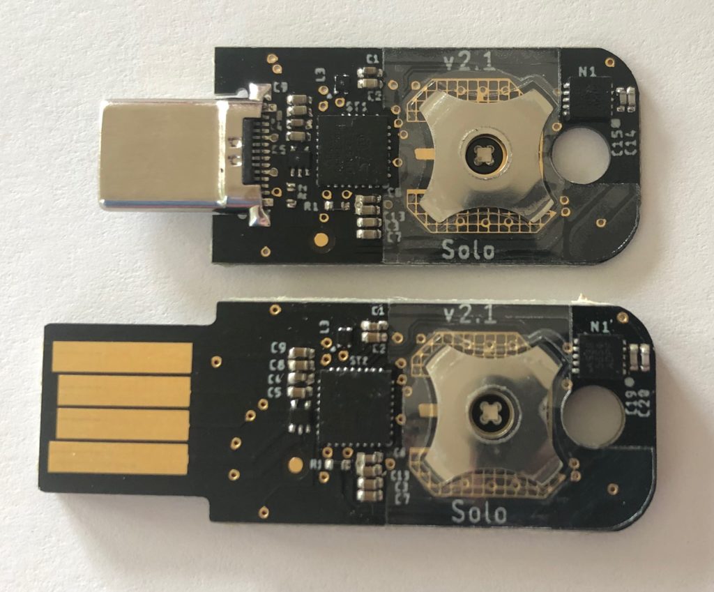 A pair of opened SoloKeys. (Image from SoloKeys home page.)
